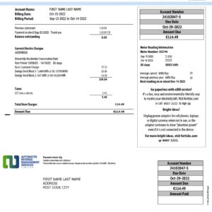 Malta fake utility bill for proof of address