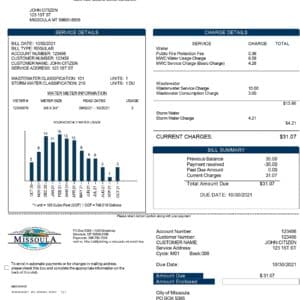 Montana utility bills