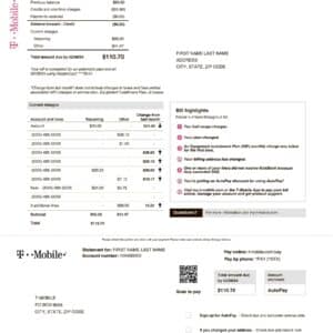 T-mobile PDF